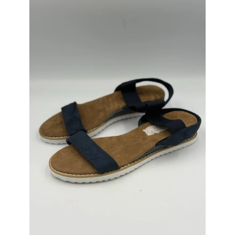 DREAM PAIRS Espadrilles Sandals Women's 8 Elastic Ankle Strap Open Toe Wedge